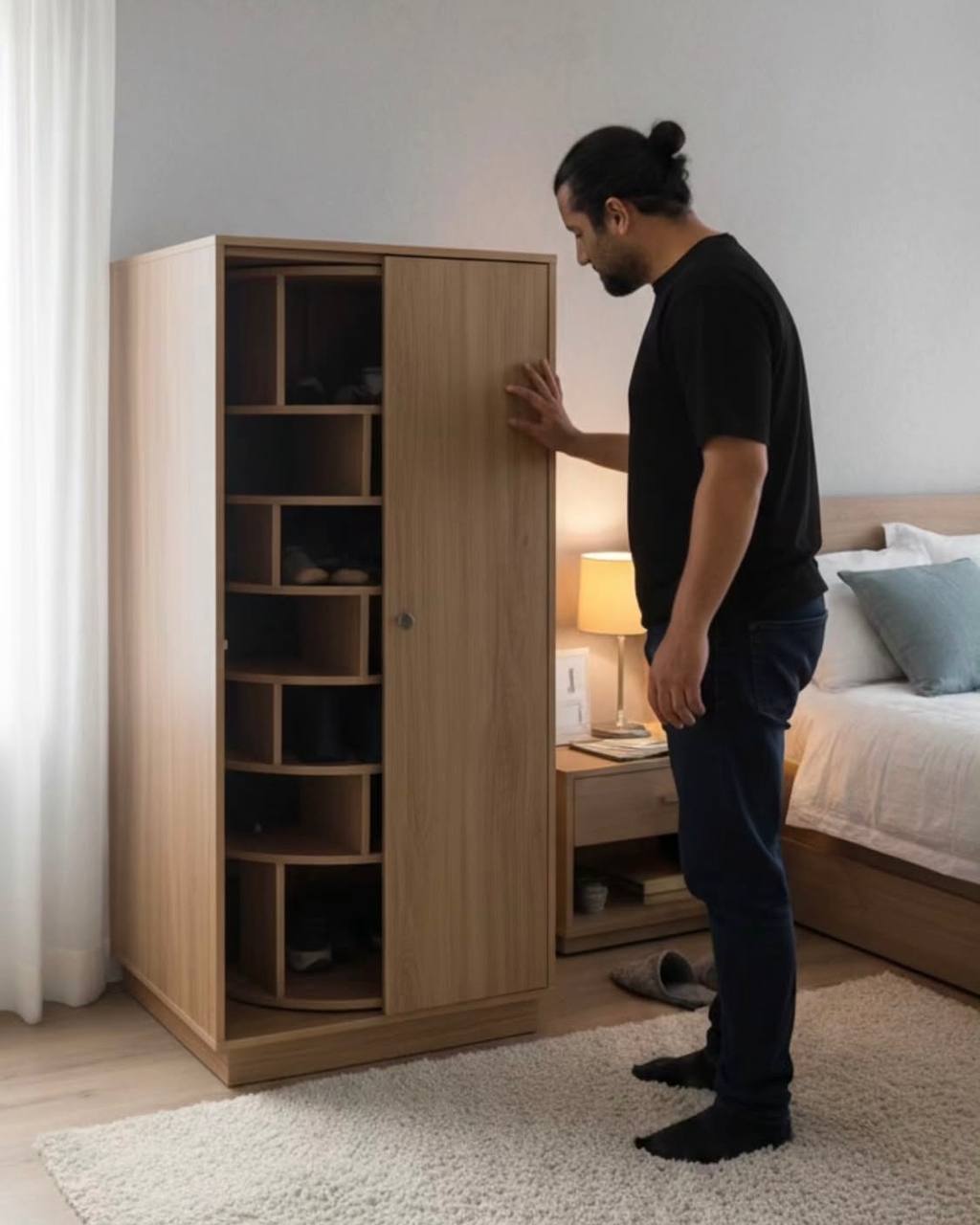 Rotara™ Revolving Shoe Cabinet